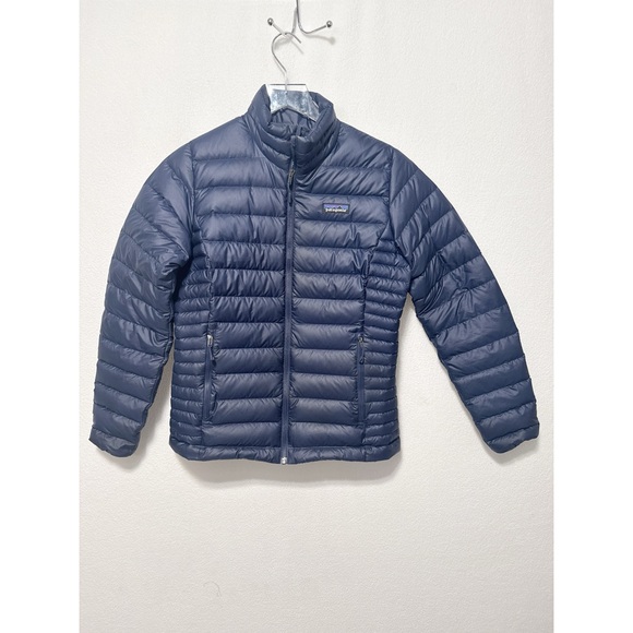 Patagonia Women’s Down Sweater Jacket Smolder Blue S - Picture 2 of 6